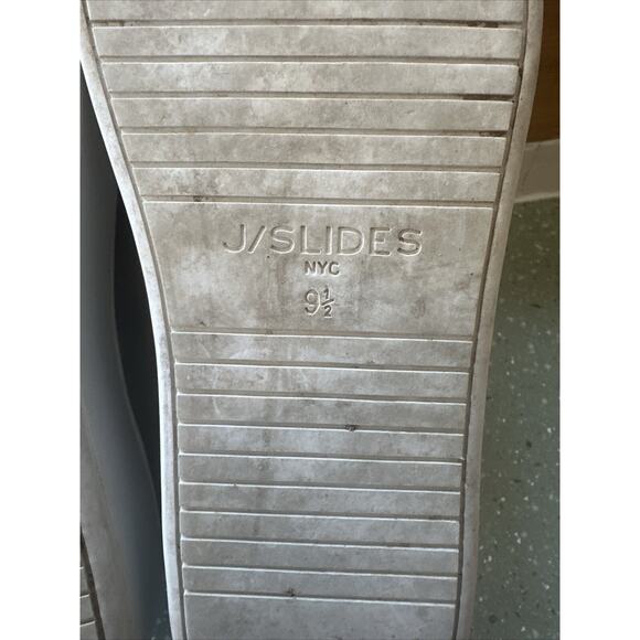 J/Slides NYC Mellia Platform Suede Lace Up Faux Fur Sneaker Shoes Gray 9.5 - Picture 9 of 10